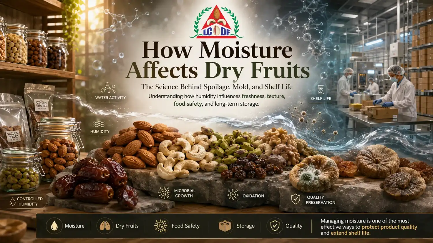 How Moisture Affects Dry Fruits: The Science Behind Spoilage, Mold, and Shelf Life