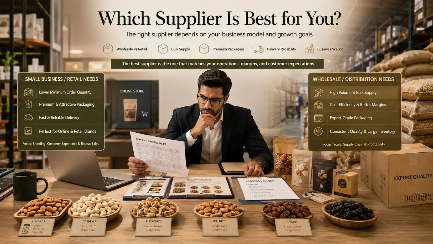 Which Supplier Is Best for You?