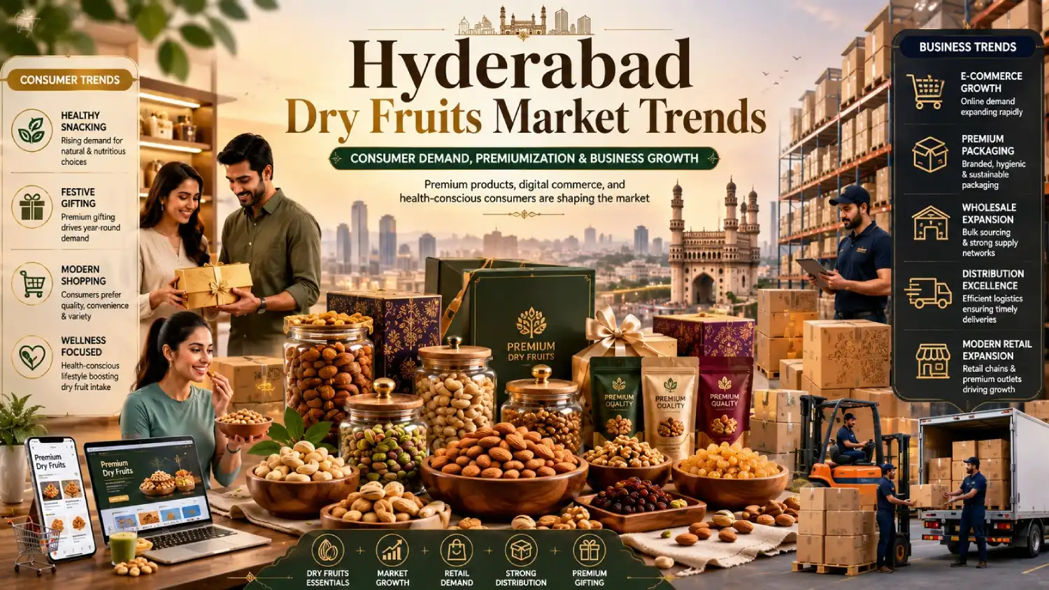 Hyderabad Dry Fruits Market Trends