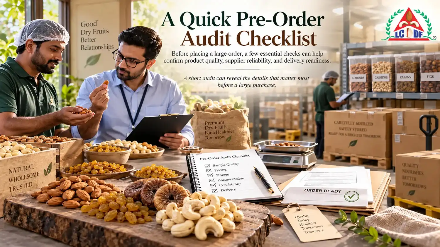 A Quick Pre-Order Audit Checklist
