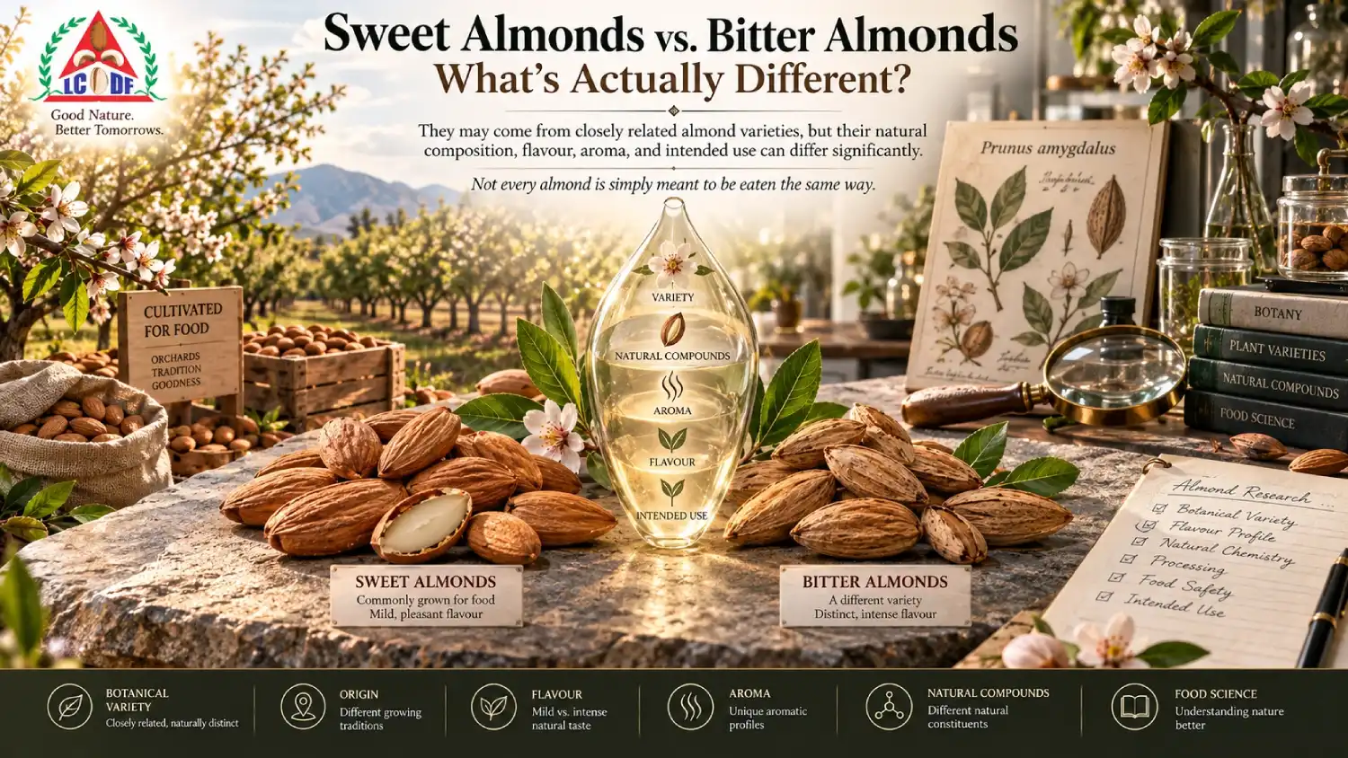 Sweet Almonds vs. Bitter Almonds - What's Actually Different