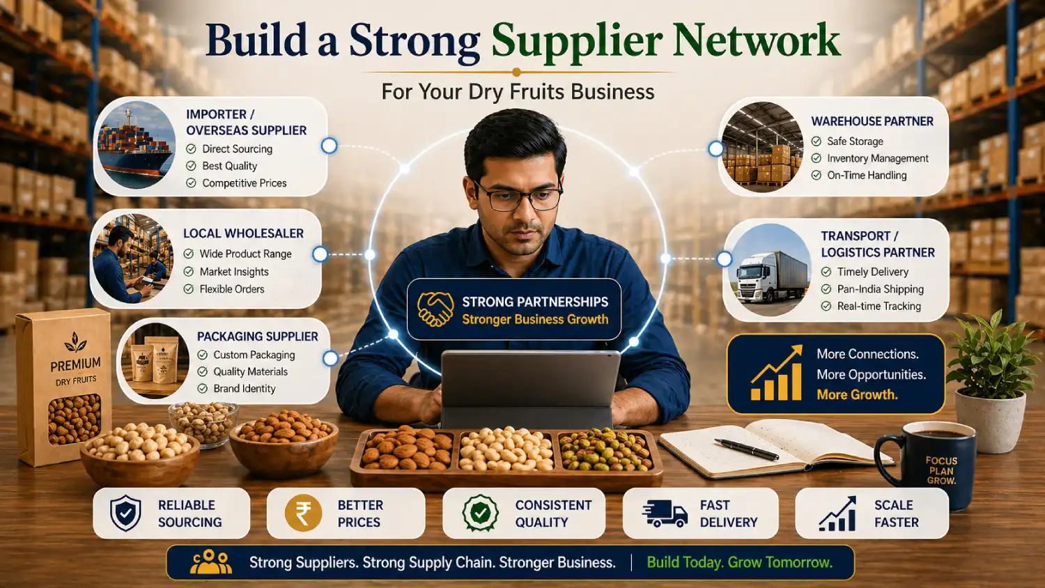 How to Build a Supplier Network for Dry Fruits Business