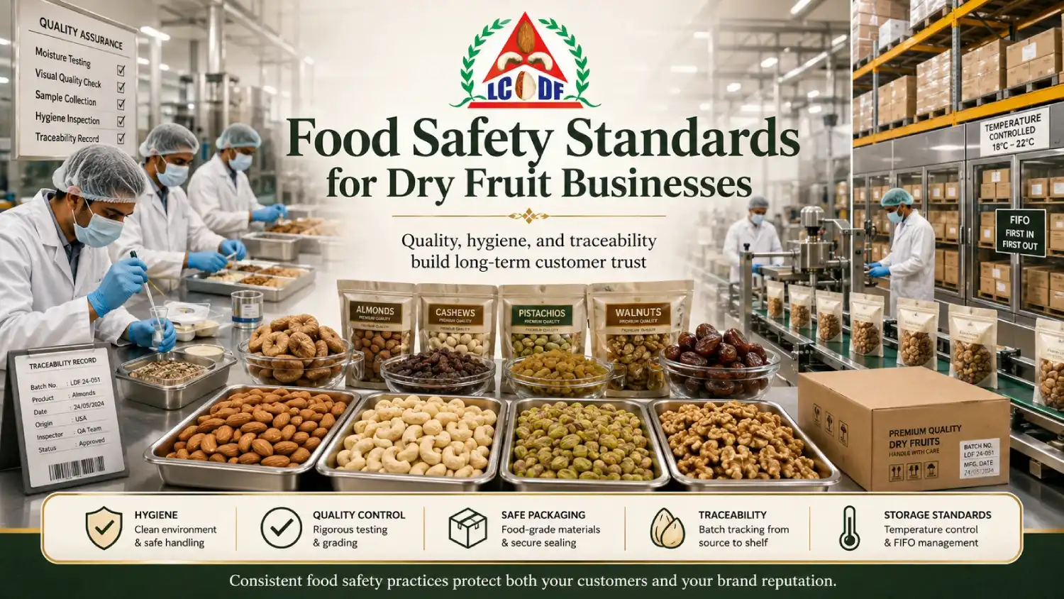 Food Safety Standards for Dry Fruit Businesses