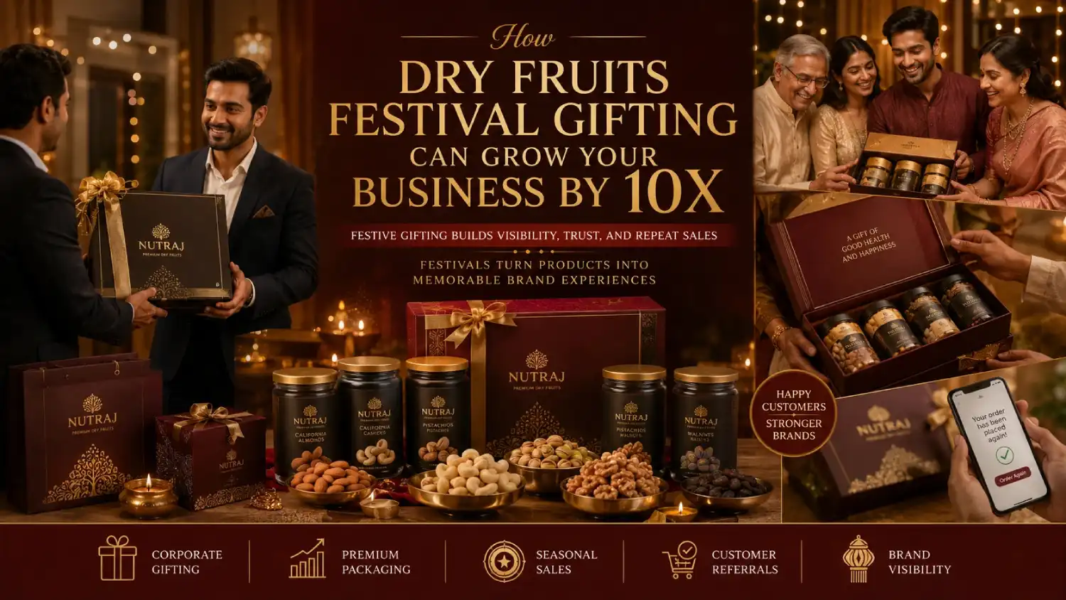 How Dry Fruits Festival Gifting Can Grow Your Business by 10X