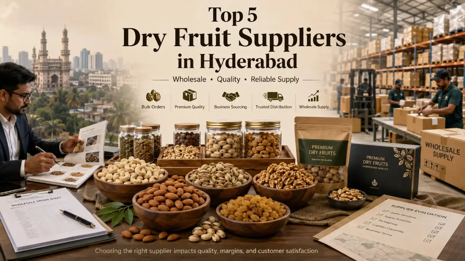 Top 5 Dry Fruit Suppliers in Hyderabad