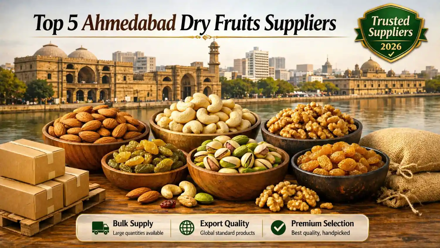 Top 5 Ahmedabad Dry Fruits Suppliers List