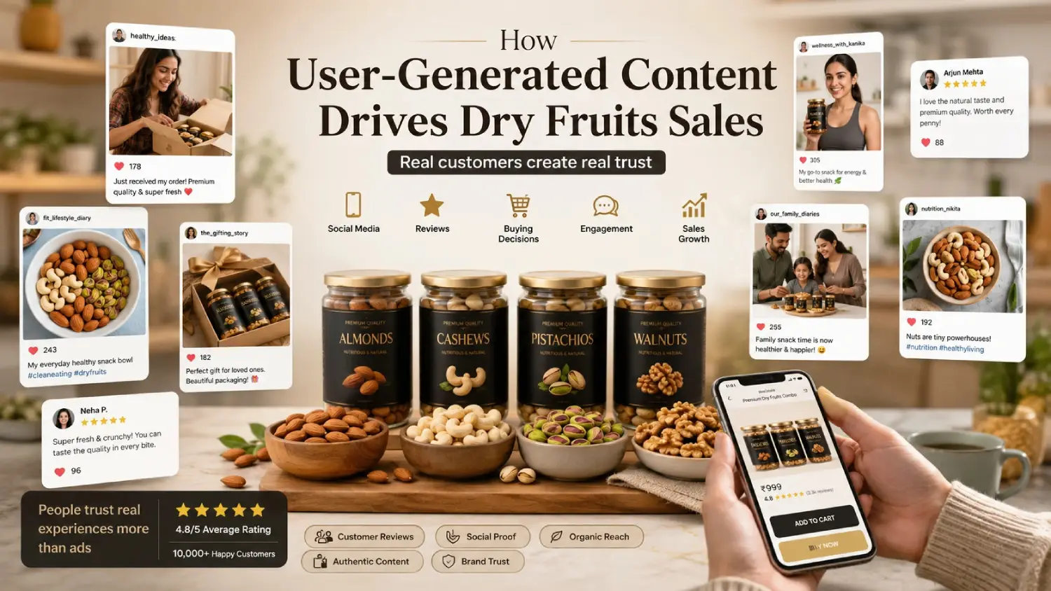 How User-Generated Content Drives Dry Fruits Sales