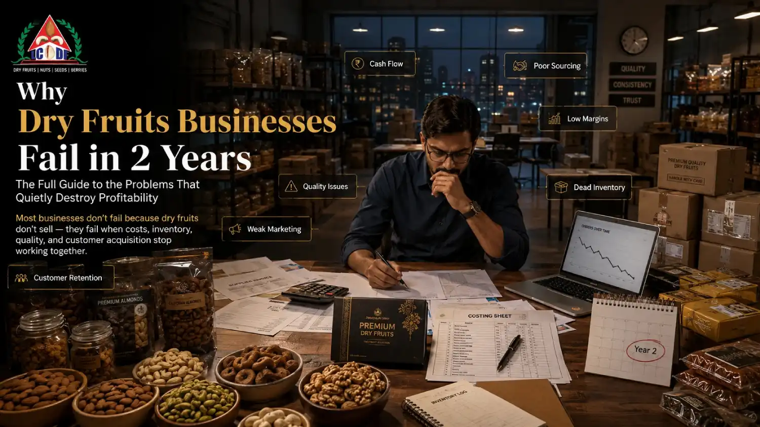 Why Dry Fruits Businesses Fail in 2 Years - Full Guide